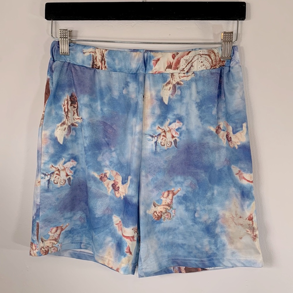 Zaful NWT Cherub Angels Heavenly Women’s Size L Pajama Beach Lingerie Shorts